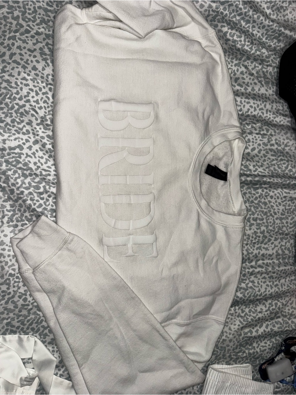 White Bride Sweatshirt - Cozy Crewneck